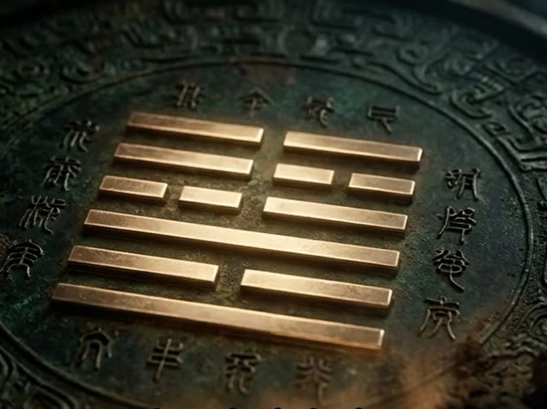 청동 거울에 새겨진 괘